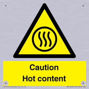 Caution Hot content